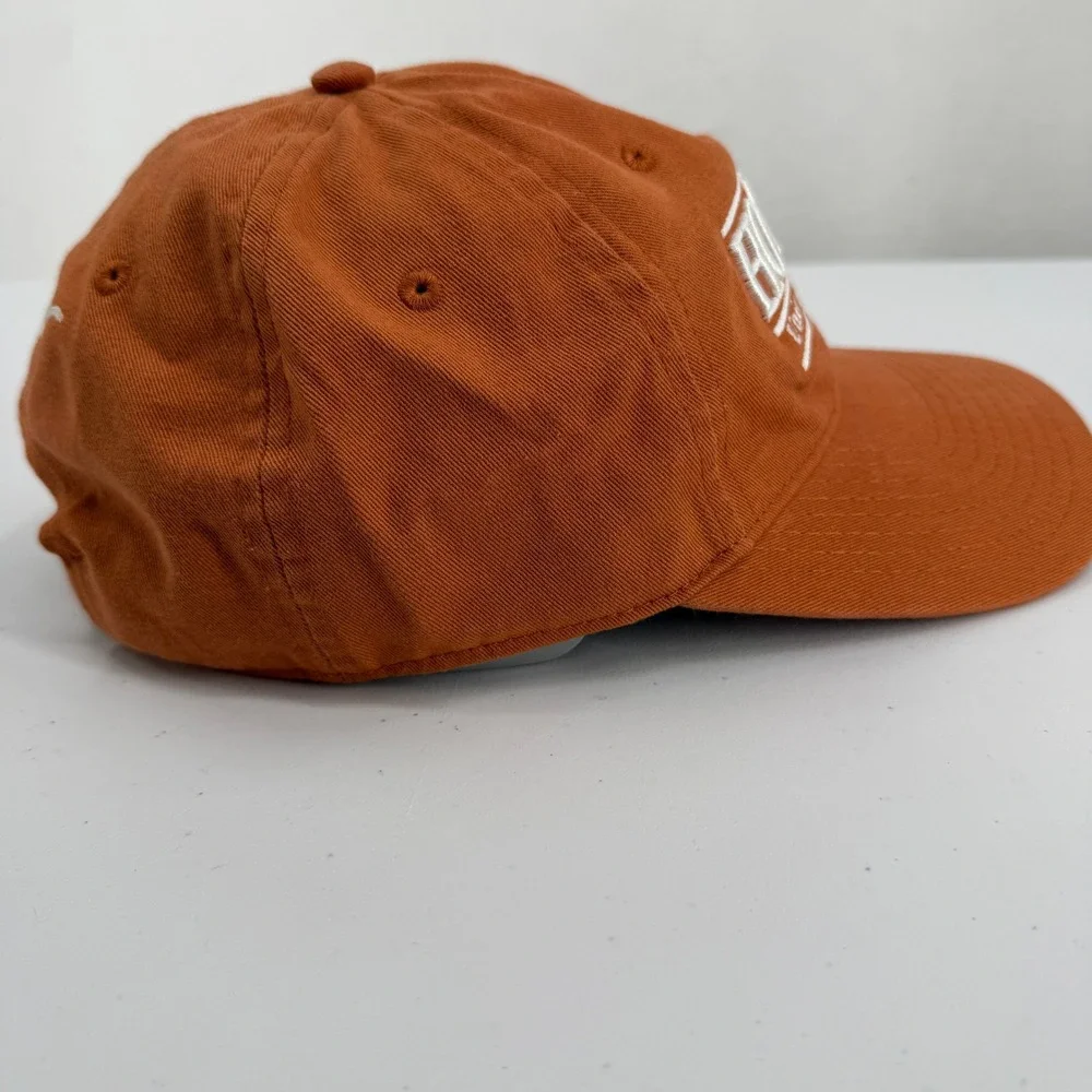 The Game University of Texas Hat Mens OSFM Burnt Orange Hook Em Longhorns Cap